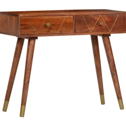 Table console 90x35x76 cm Bois d'acacia massif vidaXL