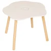 Table d'appoint enfant Douceur blanc 54x42cm - Atmosphera