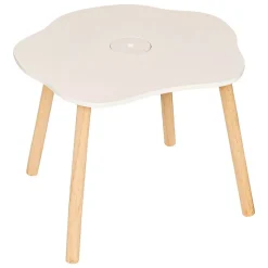 Table d'appoint enfant Douceur blanc 54x42cm - Atmosphera