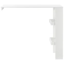Table de Bar Bromölla 120 x 45 x 106 cm Blanc en.casa