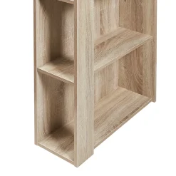 Table de Bar Danderyd 3 Étagères 120x60x106 cm Effet Chêne en.casa