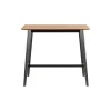 Table de bar et 4 tabourets de bar scandinaves en bois - LETA