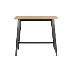 Table de bar et 4 tabourets de bar scandinaves en bois - LETA