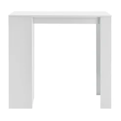 Table de Bar Kouvola 110 x 50 x 103 cm Blanc en.casa