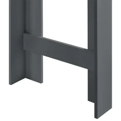 Table de Bar Kouvola 110 x 50 x 103 cm Gris foncé en.casa