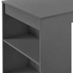Table de Bar Kouvola 110 x 50 x 103 cm Gris foncé en.casa