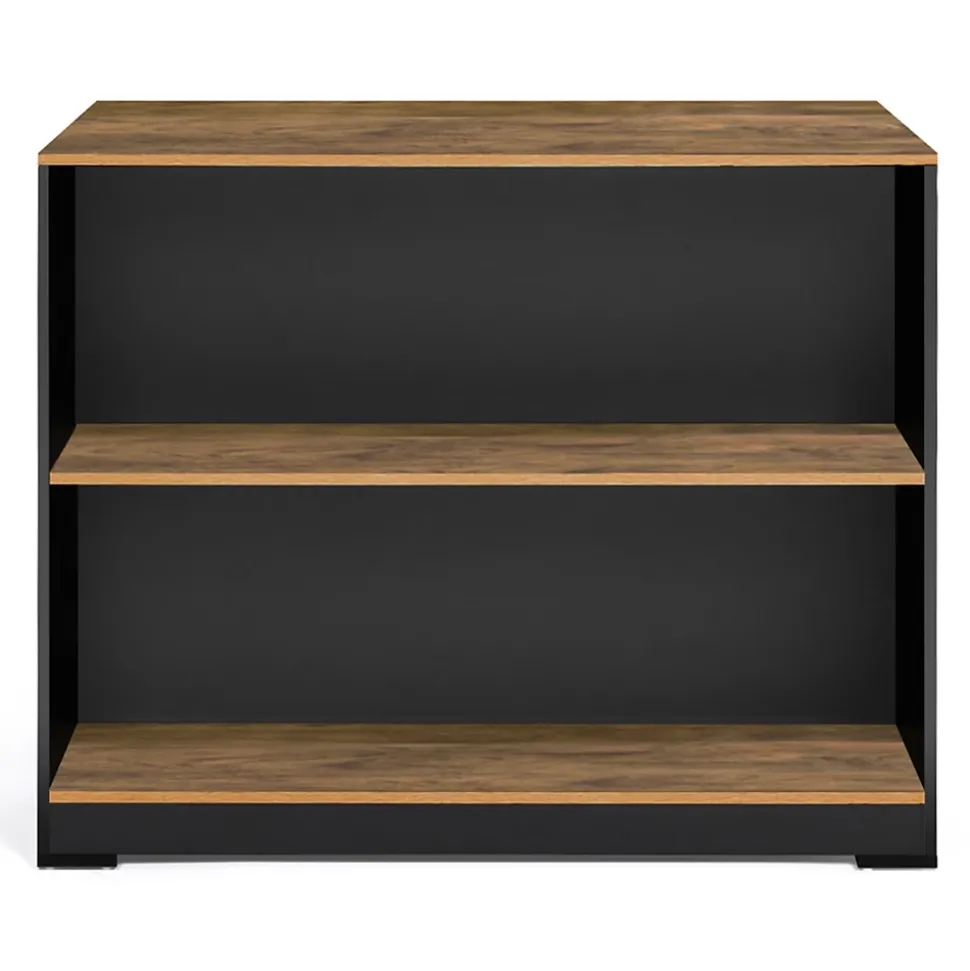 Table de bar îlot JUNO bois noir et plateau foncé HAWKINS