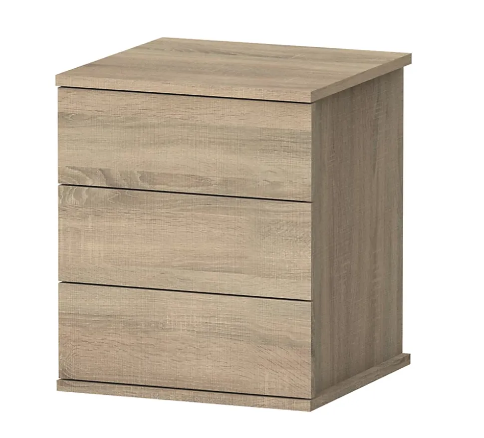 Table de chevet / Table de nuit coloris Cambrian - Hauteur 48.5 x Longueur 41 x Profondeur 40 cm