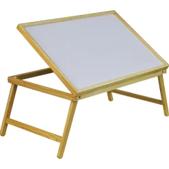 Table de lit avec pieds pliants, pour servir le petit déjeuner au lit ou comme table TV, plateau d'ordinateur portable