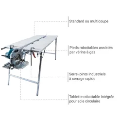 Table de sciage multi coupe - NT01131