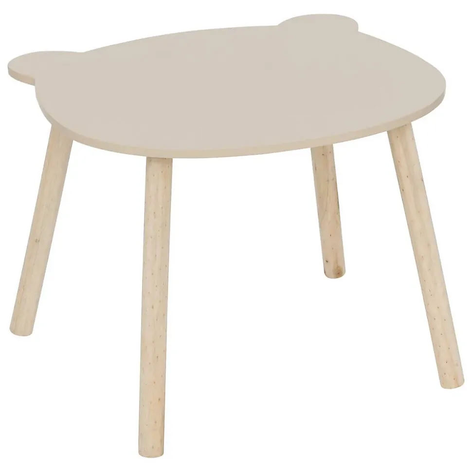 Table enfant Douceur beige D60cm - Atmosphera