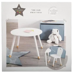 Table enfant Douceur blanche - Atmosphera