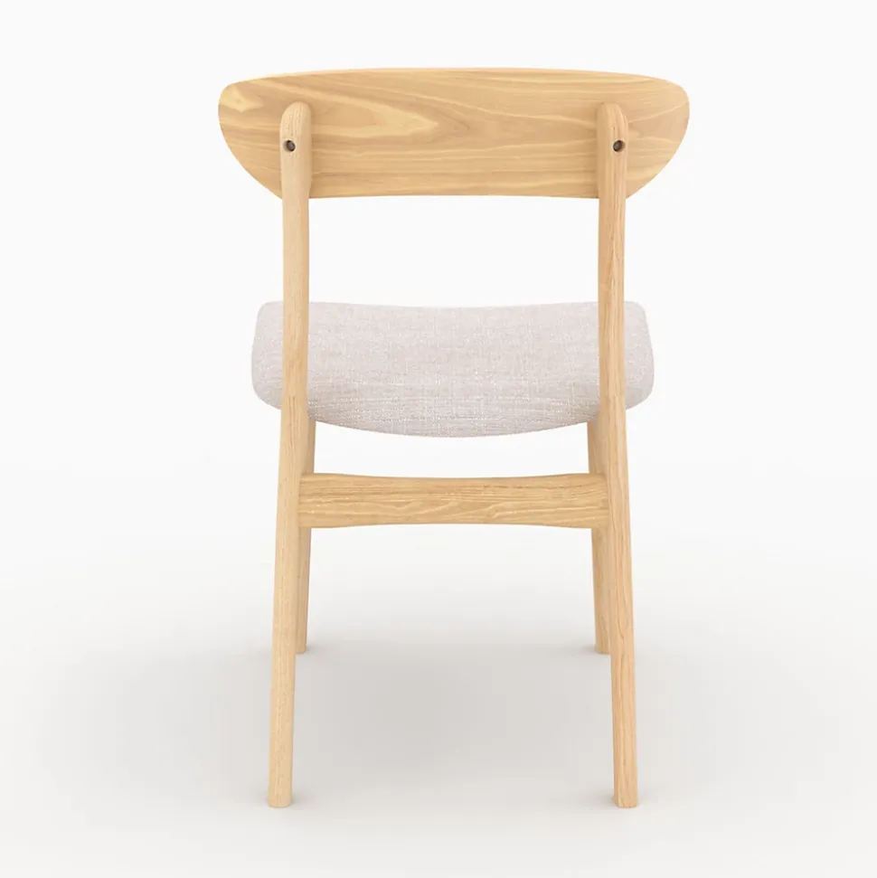 Table et chaises en bois clair 6 personnes - Eddy