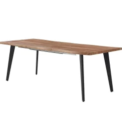 Table extensible plateau en bois 6 à 8 personnes Forest