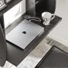 Table Murale Bureau avec Étagère Intégrée et Armoire de Rangement FWT18-Sch