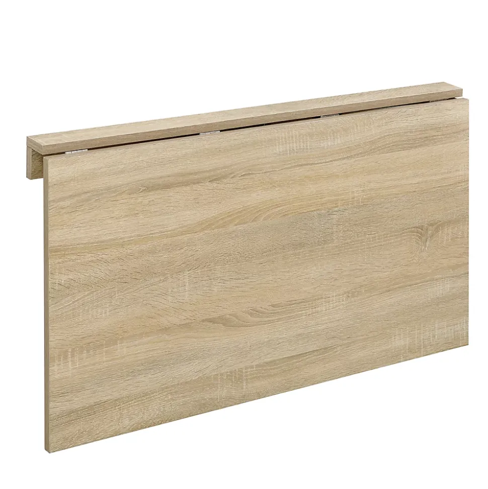 Table murale rabattable 100 x 60 x 58 cm effet chêne de Sonoma en.casa
