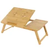 Table pour Ordinateur Portable pour Lit/Sofa, en Bambou