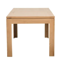 Table rectangulaire à rallonges L160/240 + 4 chaises tissu - BOSTON