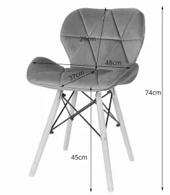 Table ronde noire VALORA KOVA 80 avec 4 chaises bleu marine WAKO
