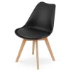 Table VALORA Artisan avec ensemble de 4 chaises RIXK, pieds noirs - NP