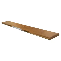 Tablette Bois Teck Huilé Rectangle - Etagère Murale - 18x120x900mm - Etagère de Bureau, Cuisine, Salle de bain, Salon