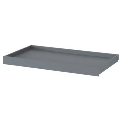 Tablette coulissante gris anthracite Atomia L. 93,7 x H. 7,2 x P. 51,6 cm