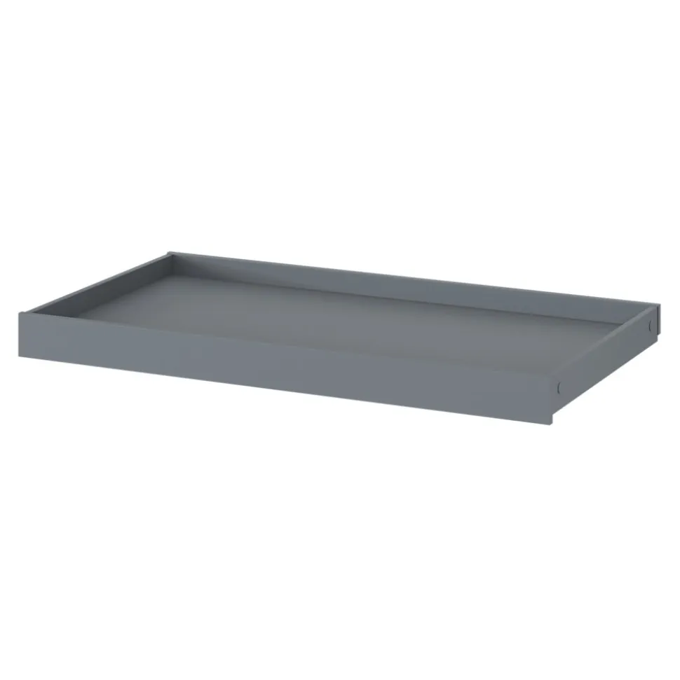Tablette coulissante gris anthracite Atomia L. 93,7 x H. 7,2 x P. 51,6 cm