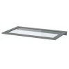 Tablette en verre amovible Atomia L. 96,4 x P. 56,2 x Ep. 1,8 cm