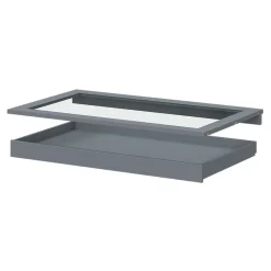 Tablette en verre amovible Atomia L. 96,4 x P. 56,2 x Ep. 1,8 cm