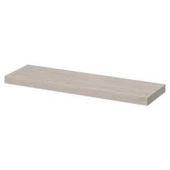 Tablette murale avec fixation invisible GoodHome Cusko effet chêne clair 80 cm