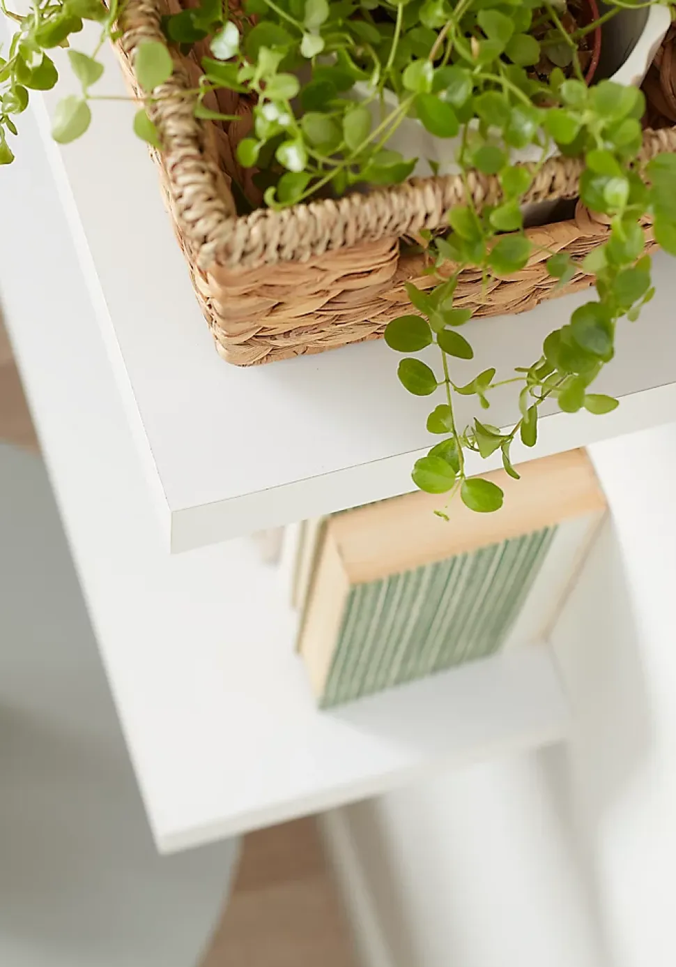 Tablette murale avec fixation invisible GoodHome Cusko blanc 30 cm
