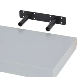 Tablette murale avec fixation invisible GoodHome Cusko gris 30 cm