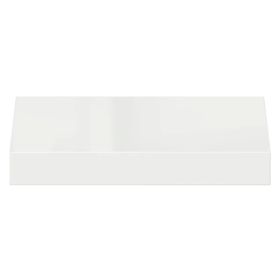 Tablette murale avec fixation invisible GoodHome Cusko blanc brillant 30 cm