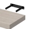 Tablette murale avec fixation invisible GoodHome Cusko effet chêne clair 30 cm