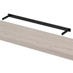 Tablette murale avec fixation invisible GoodHome Cusko effet chêne clair 118 cm