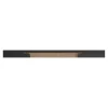 Tablette murale d'angle Form Rigga noir 25 cm