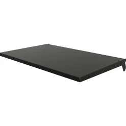 Tablette murale en acier noir L. 66 x 40 cm