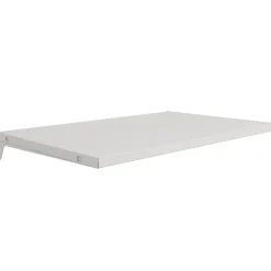 Tablette murale en acier blanc L. 66 x 40 cm