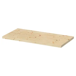 Tablette murale en pin massif GoodHome Rigga L. 60 x P. 29 cm