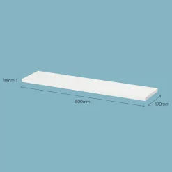Tablette murale Form Rigga blanc 80 cm