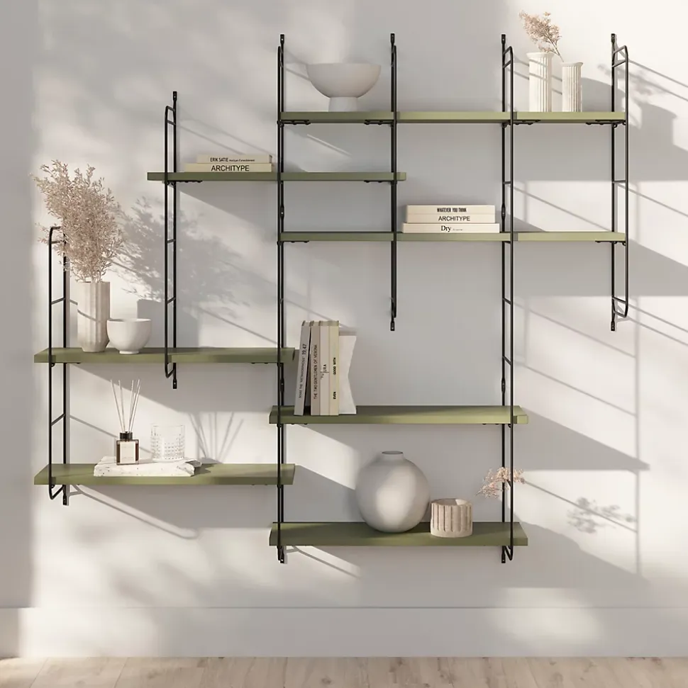 Tablette murale GoodHome Rigga vert L 80 cm