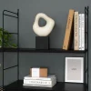 Tablette murale GoodHome Rigga noir L. 60 cm
