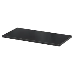 Tablette murale GoodHome Rigga noir L. 60 cm