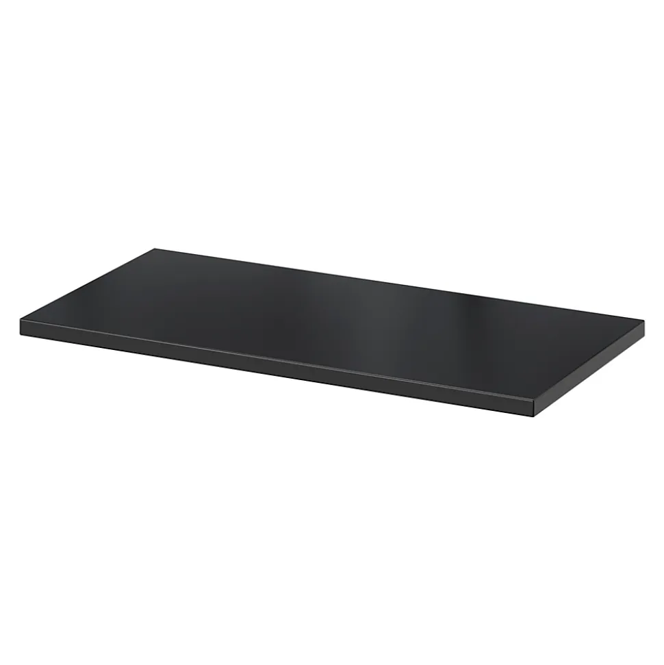 Tablette murale GoodHome Rigga noir L. 60 cm