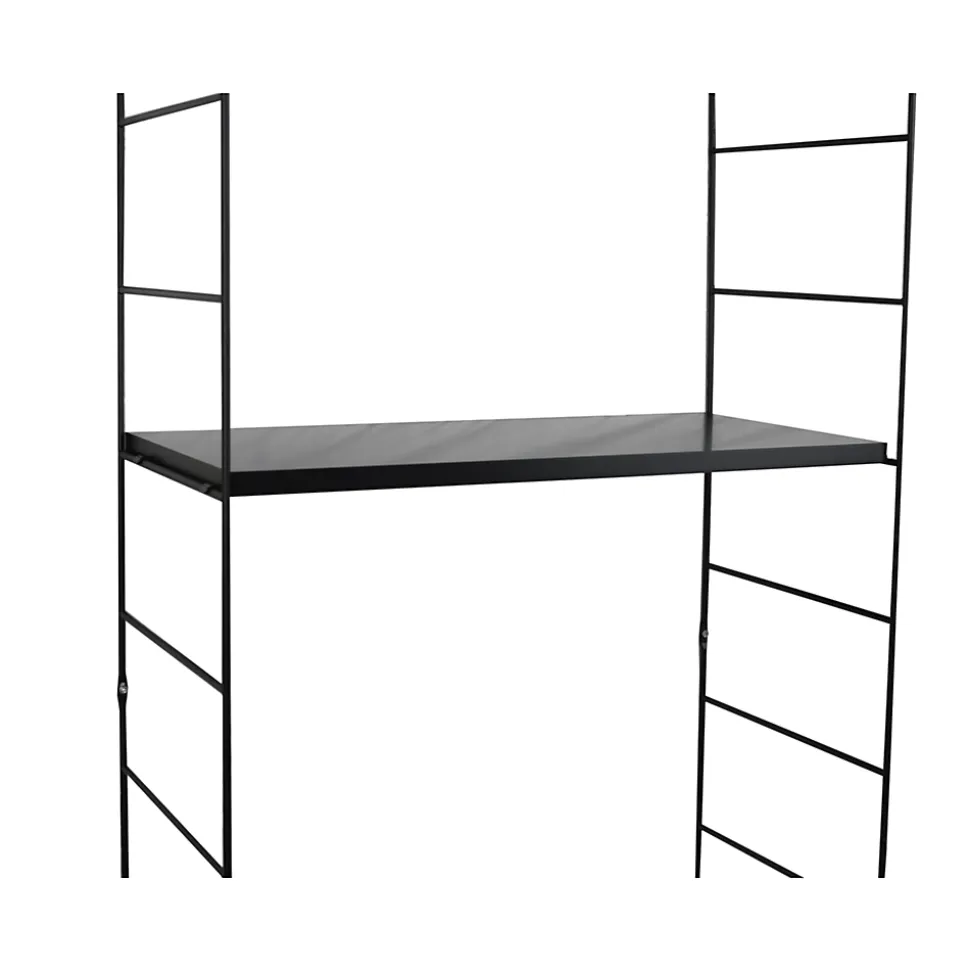 Tablette murale GoodHome Rigga noir L. 60 cm