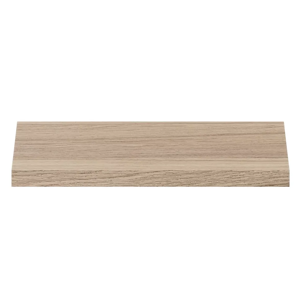 Tablette murale GoodHome Rigga effet chêne clair L. 30 cm