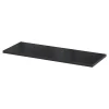 Tablette murale GoodHome Rigga noir L. 80 cm