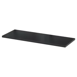 Tablette murale GoodHome Rigga noir L. 80 cm