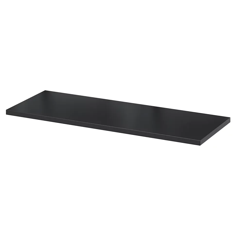 Tablette murale GoodHome Rigga noir L. 80 cm