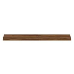 Tablette murale GoodHome Rigga effet noyer L 80 cm
